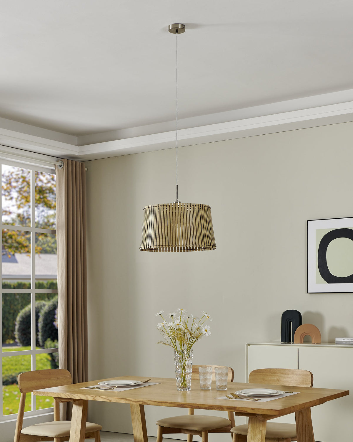 Suspension Sendero bois (96193)