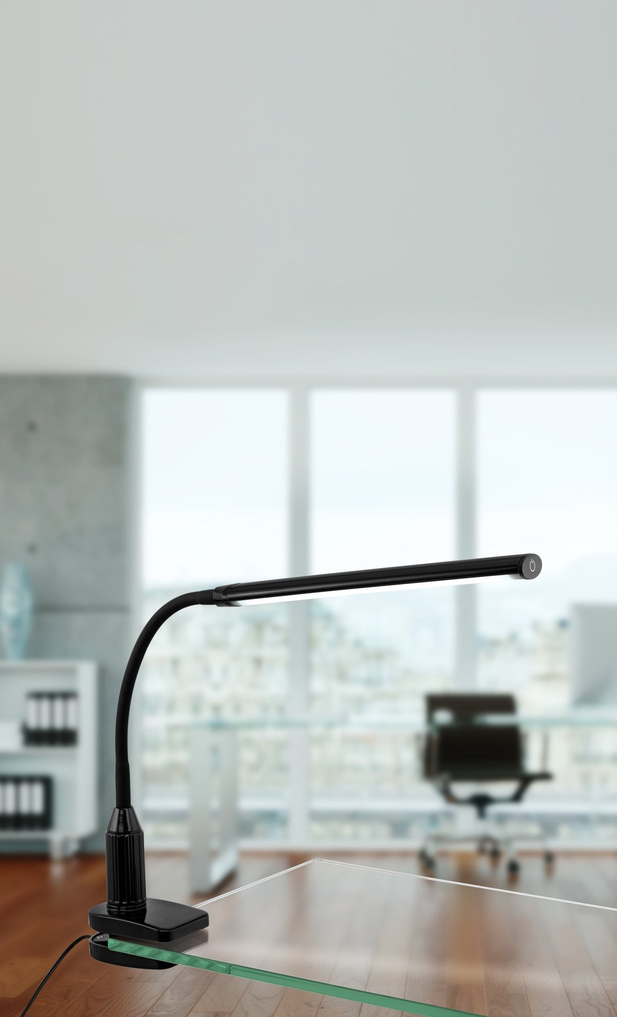 Lampe de bureau Laroa noire