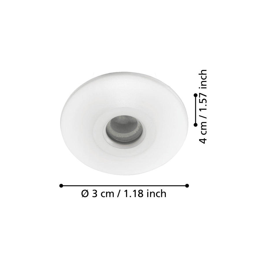 Spot encastrable Chango blanc