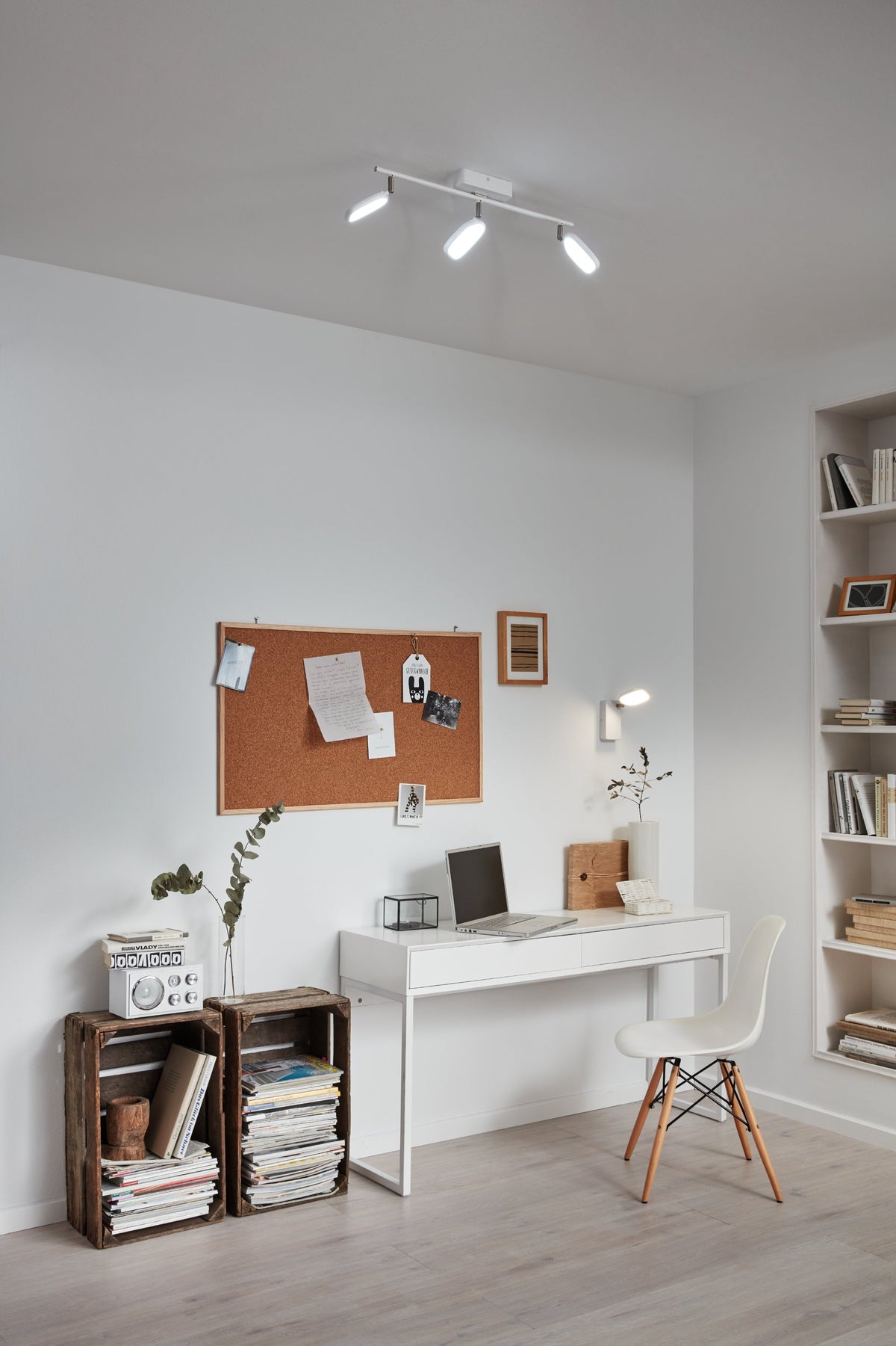 Spot Palombare-c blanc, H 15 cm