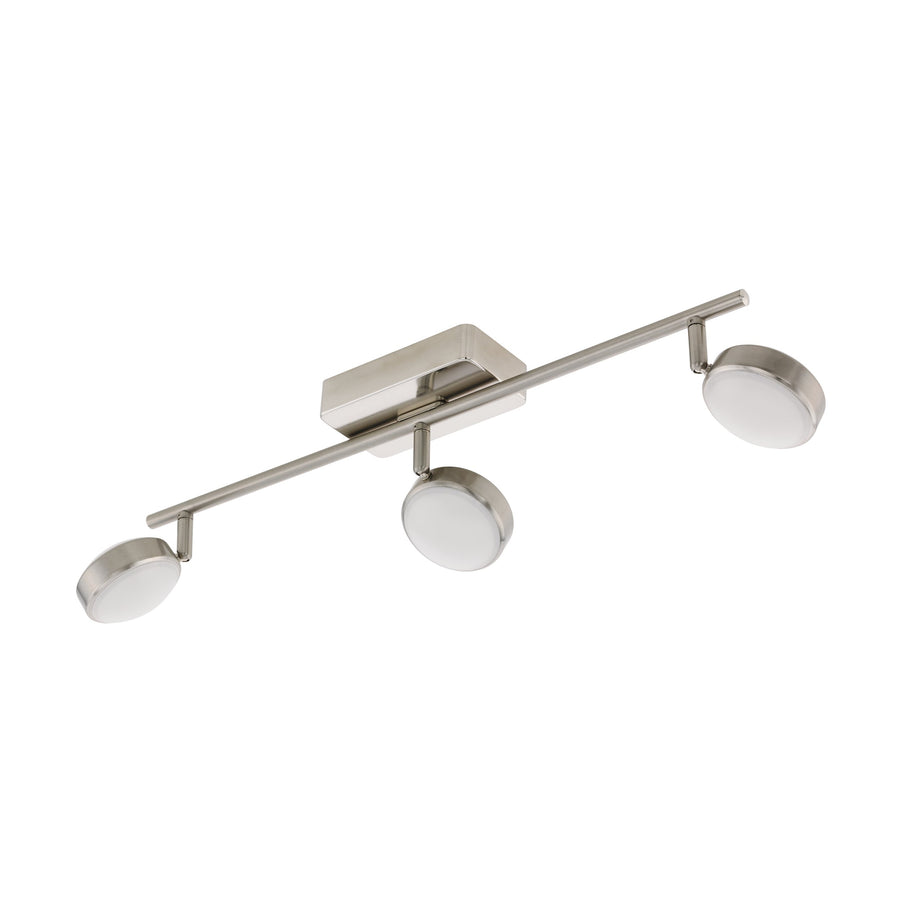 Spot Corropoli-c nickel satiné, L 59 cm