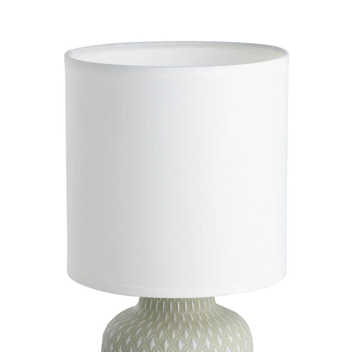 Lampe à poser Bellariva grise, céramique