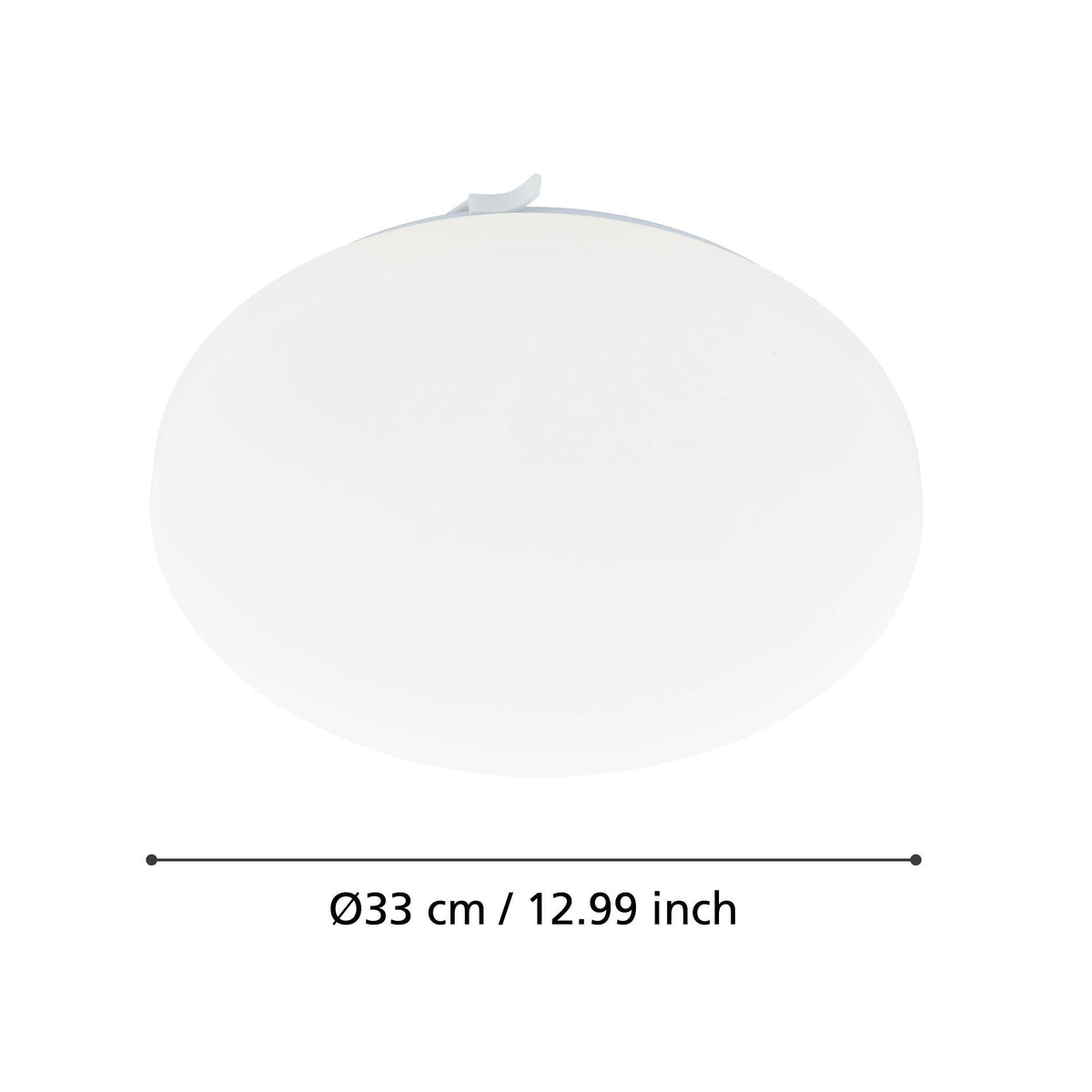 Plafonnier Frania blanc, Ø 33 cm (97872)