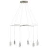 Suspension Santiga nickel satiné, H 110 cm