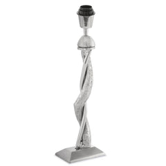 Lampe à poser Bedworth nickel, H 48 cm