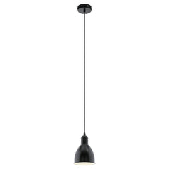 Suspension Priddy noire et blanche (49464)