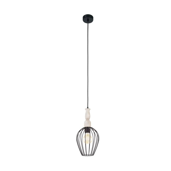 Suspension Norham noire et marron