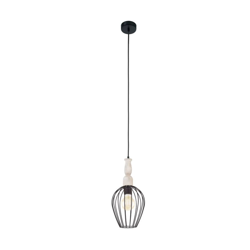 Suspension Norham noire et marron