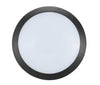 Applique extérieure Bellaria noire et blanche, Ø 30 cm (62223)