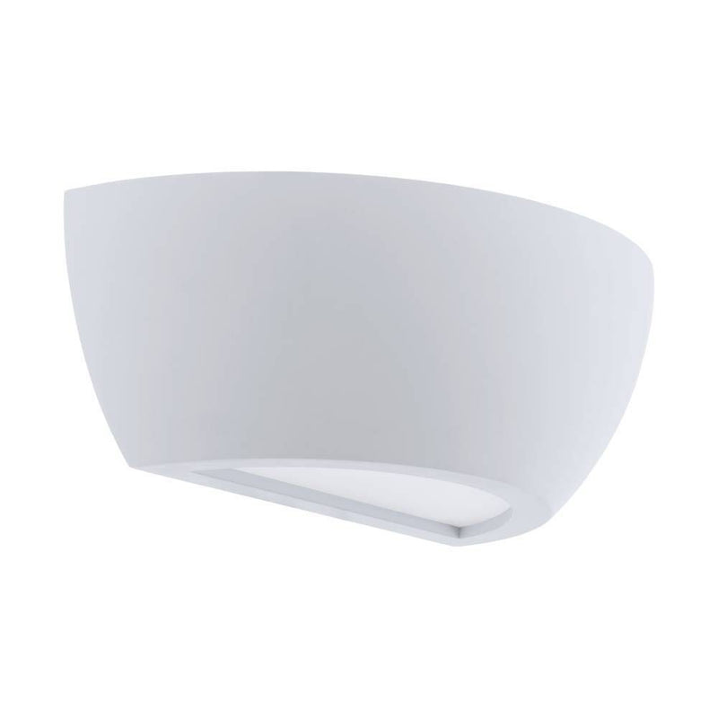 Applique murale Tiberio blanche, L 11 cm