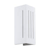 Applique murale Tiberio blanche, L 10 cm