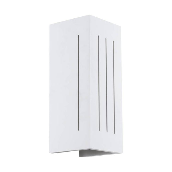 Applique murale Tiberio blanche, L 10 cm