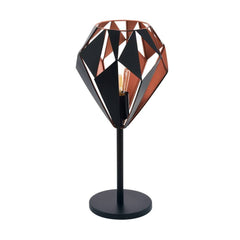 Lampe à poser Carlton 1 PRO noire et cuivrée