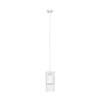 Suspension Shilton blanche, Ø 20 cm