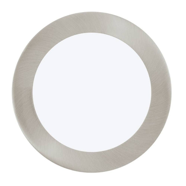 Spot Fueva 1 PRO nickel et blanc mat, Ø 17 cm