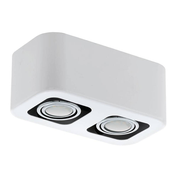 Plafonnier Toreno PRO blanc et chromé