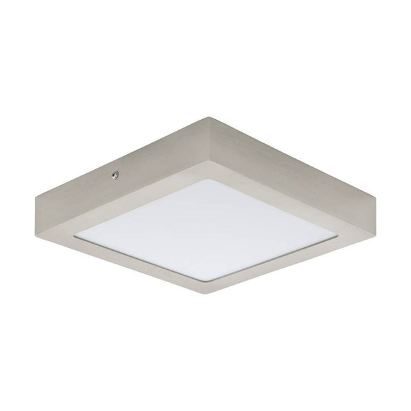 Plafonnier Fueva 1 PRO nickel et blanc mat (64721)