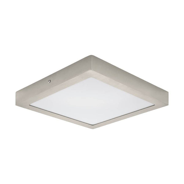 Plafonnier Fueva 1 PRO nickel et blanc mat (64728)