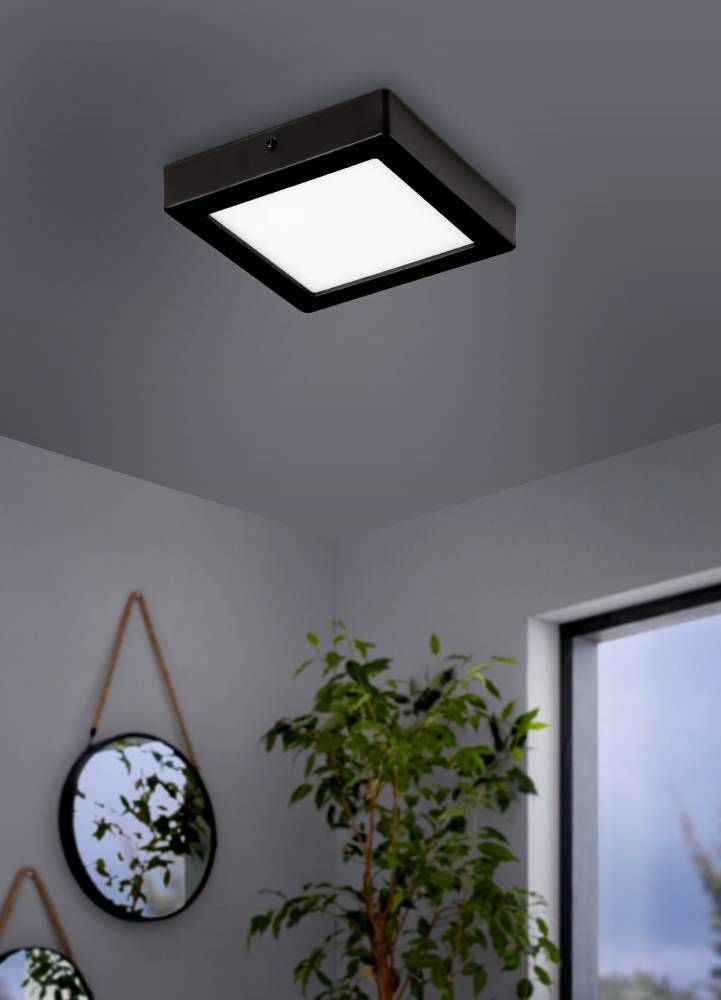 Plafonnier Idun noir et blanc