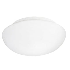 Applique murale Ella blanche, verre, Ø 28 cm