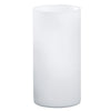 Lampe à poser Geo blanche, verre, H 20 cm (81827)