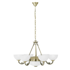 Suspension Savoy blanche, verre (82749)