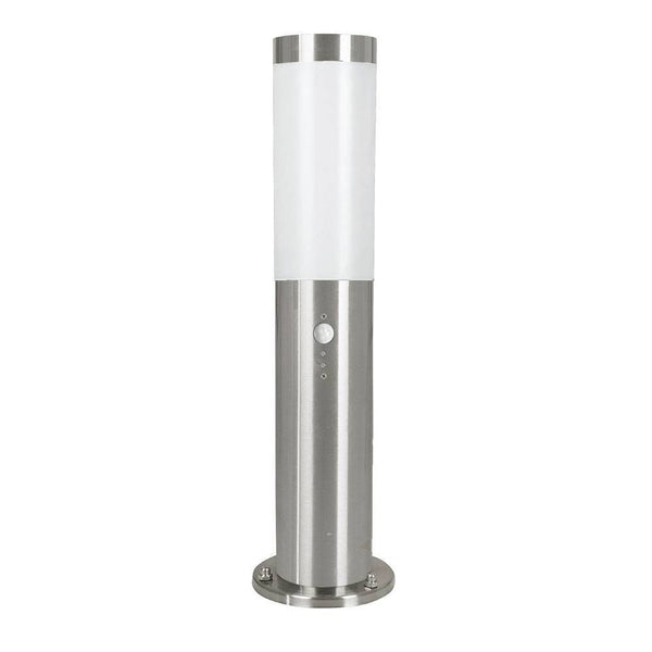 Lampadaire extérieur Helsinki inox et blanc (83279)