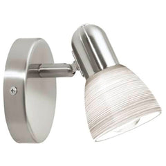 Applique murale Dakar nickel satiné