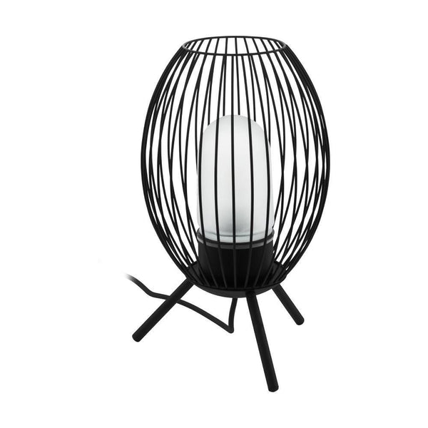 Lampe extérieure Fusignano noire et blanche