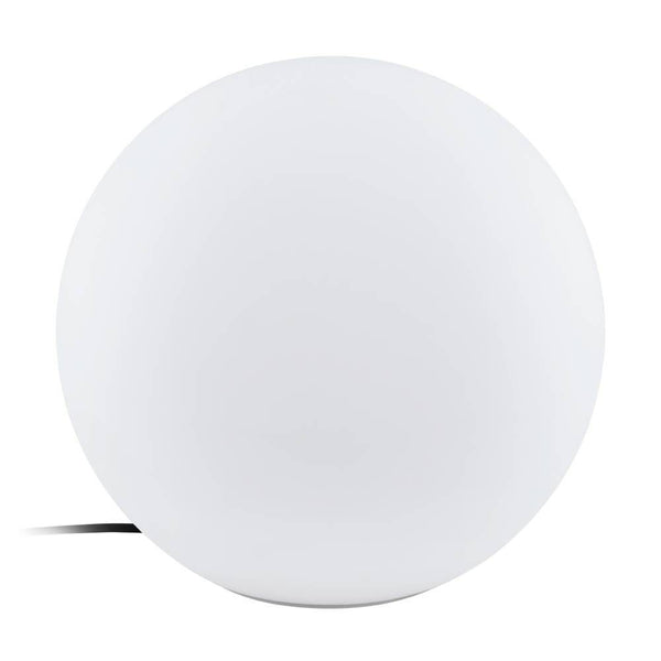 Lampadaire extérieur Monterolo-z blanc, Ø 39 cm