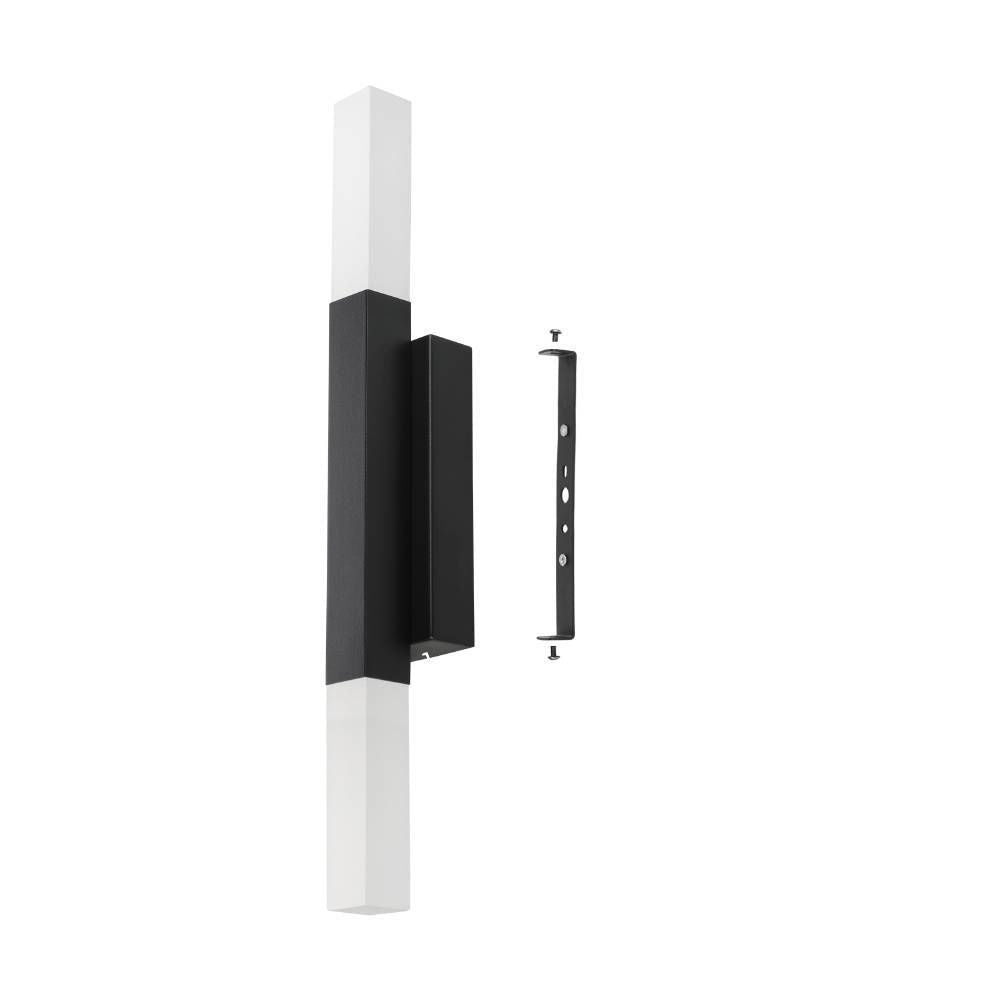 Vue éclatée avec la platine de fixation murale et ses vis