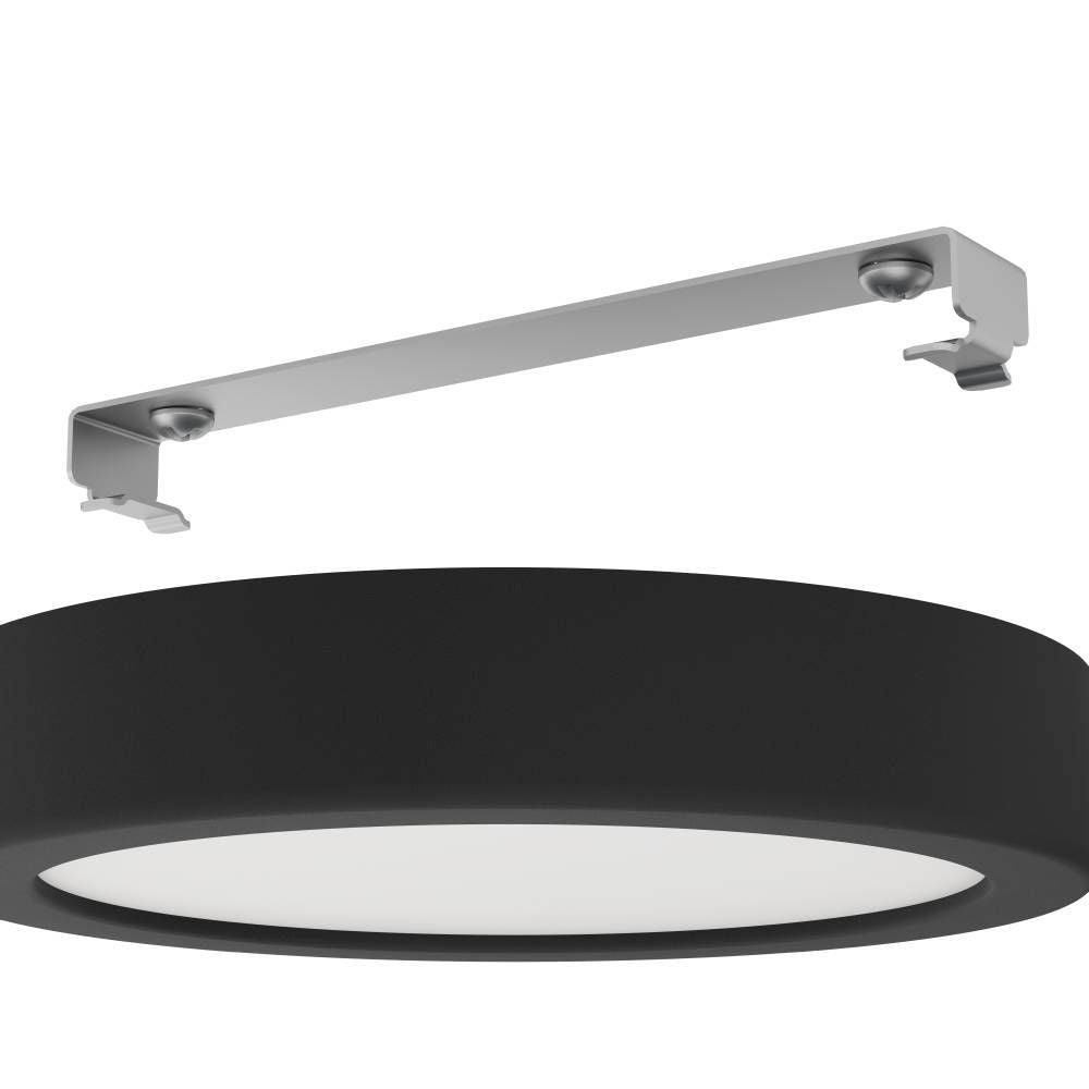 Plafonnier Fueva 5 noir et blanc, Ø 16 cm