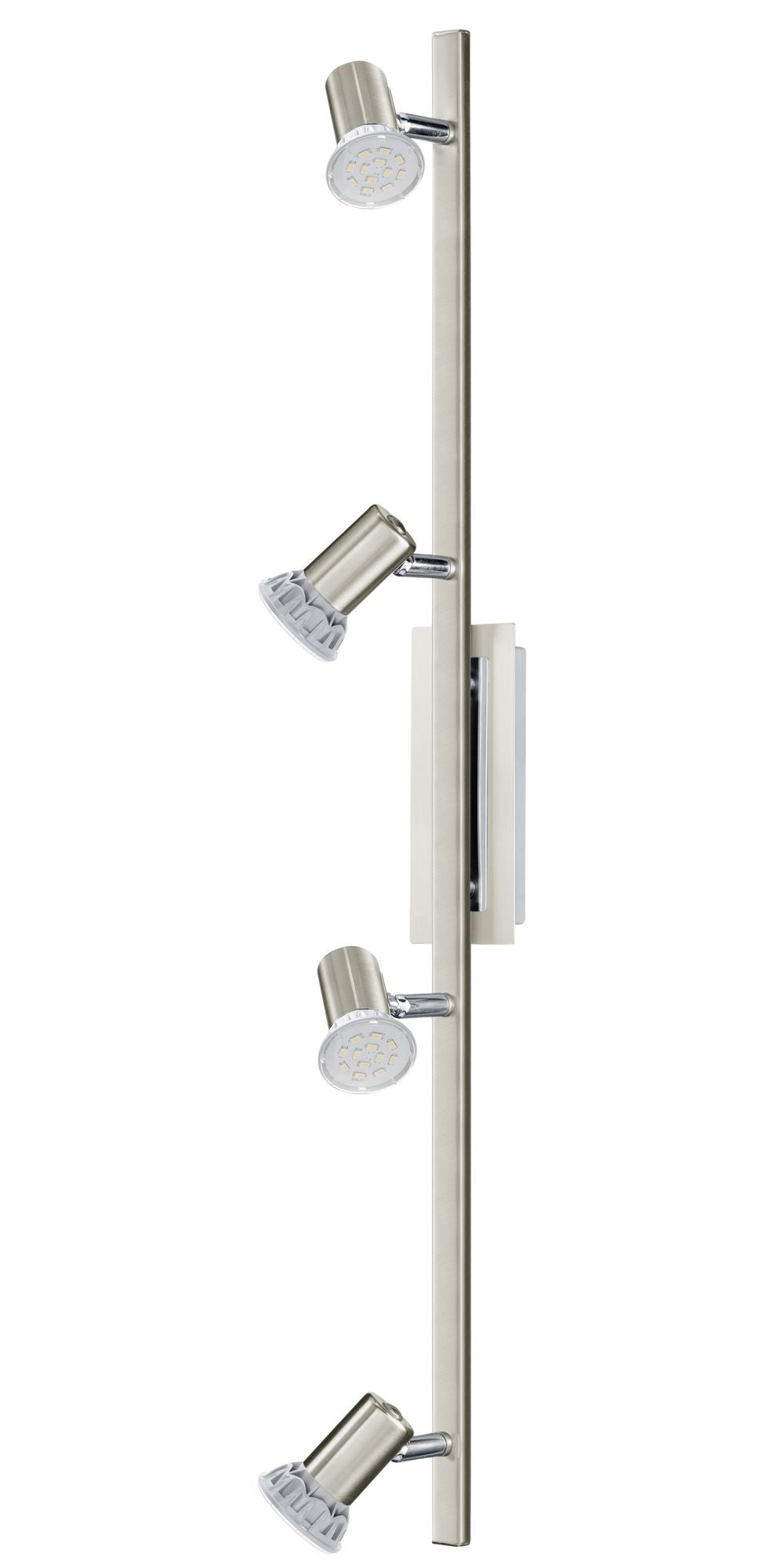 Spot Rottelo nickel satiné, L 78 cm