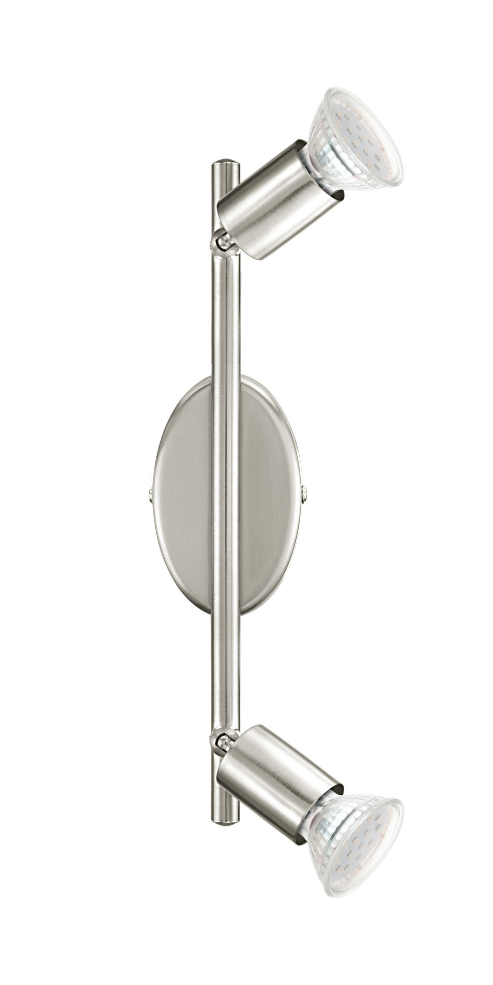 Spot Buzz nickel satiné, L 28,5 cm