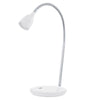 Lampe à poser Durengo blanche et chromée