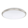Applique murale Manilva nickel et blanche mat