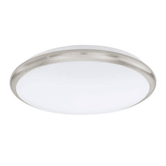 Applique murale Manilva nickel et blanche mat