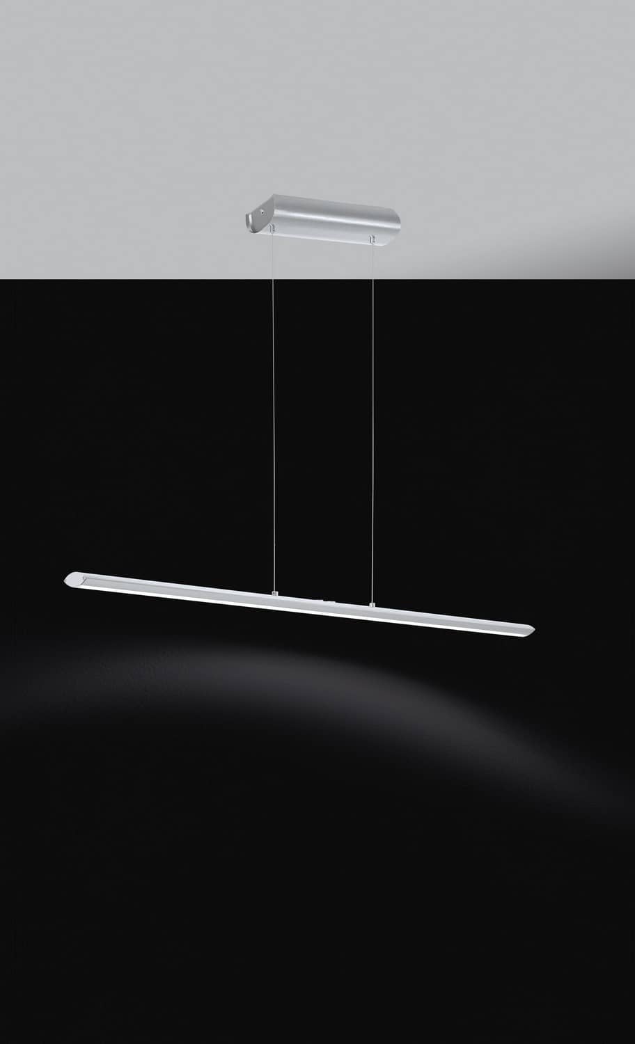 Suspension Pellaro nickel satiné