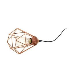 Lampe à poser Tarbes cuivrée