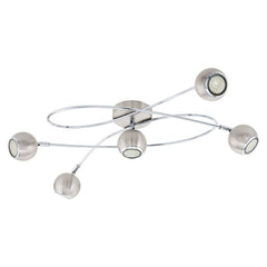 Plafonnier Locanda nickel satiné