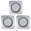 Spot encastrable Peneto chromé, L 8,7 cm (94267)