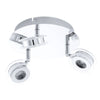 Spot Sarolo inox et transparent