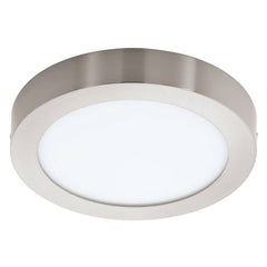Plafonnier Fueva nickel satiné