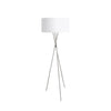 Lampadaire Fondachelli blanc, tissu