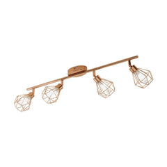Spot Zapata cuivré, verre, L 63,5 cm
