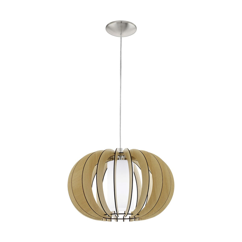 Suspension Stellato 1 bois, verre