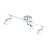 Spot Salto chromé, L 56 cm