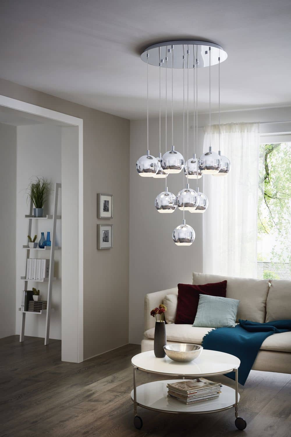 Suspension luminaire | Conessa Chromée