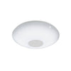 Plafonnier Voltago 2 blanc, cristal, Ø 30 cm