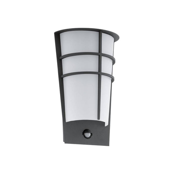 Applique extérieure Breganzo 1 anthracite et blanche